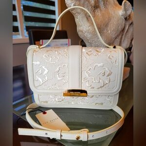 NWT Ted Baker London Cream Crossbody Bag